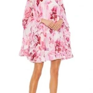 Floral Pink Women's Dress
